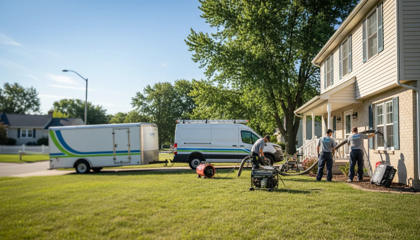 Flooded Basement Restoration And Cleanup With Repair in Racine, MN near me